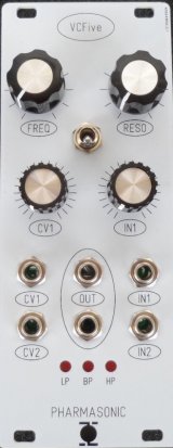 Eurorack Module VCFive from Pharmasonic