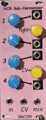 Eurorack Module BMC095 NOR Sub Harmonizer from Barton Musical Circuits