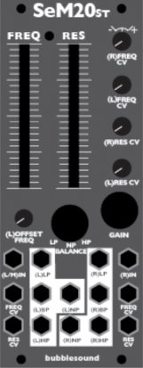 Eurorack Module SeM20st  from Bubblesound Instruments