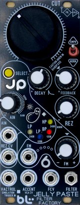 Eurorack Module Jelly Paste Filter Factory from Blue Lantern Modules