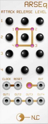 Eurorack Module ARSEq from Nonlinearcircuits