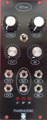 Eurorack Module VCFive (Black) from Pharmasonic