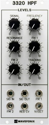 Eurorack Module 3320 High-Pass Filter (HPF) from Wavefonix