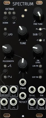Eurorack Module Spectrum - Black Panel from Mörk Modules