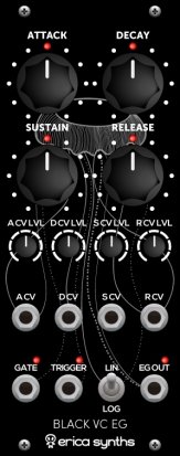 Eurorack Module Black VC EG from Erica Synths