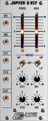 Eurorack Module Jupiter-6 VCF from G-Storm Electro