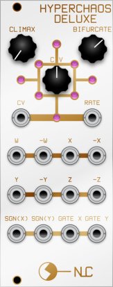 Eurorack Module Hyperchaos Deluxe from Nonlinearcircuits