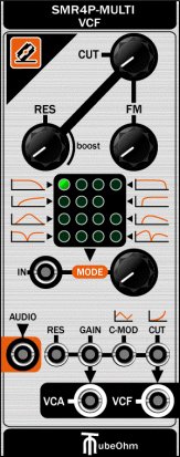 Eurorack Module TubeOhm SMR4P-multi VCF from TubeOhm