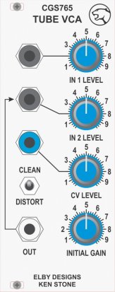 Eurorack Module CGS765 - Tube VCA from Elby Designs