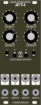 Eurorack Module ATT-4 from Cwejman