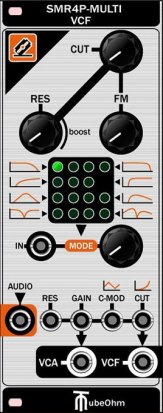 Eurorack Module TubeOhm SMR4P Multimode VCF from Thonk