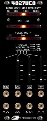 Eurorack Module 4027 VCO from G-Storm Electro
