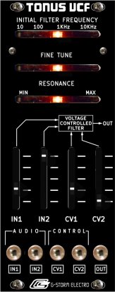 Eurorack Module Tonus VCF r3 Black from G-Storm Electro