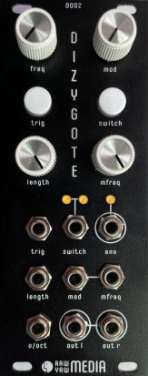 Eurorack Module dizygote from raw yaw media