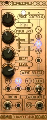 Eurorack Module Buranelectrix Dredrum Rev 2 from Other/unknown