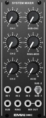 Eurorack Module SYSTEM MIXER from EMW