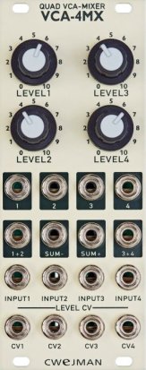 Eurorack Module VCA-4MX from Cwejman