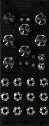 Eurorack Module Basimilus Iteritas Alia Black on Black from Noise Engineering