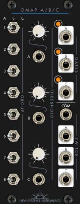Eurorack Module Discrete Map A / B / C Expander from New Systems Instruments