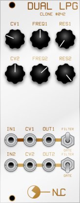 Eurorack Module Dual LPG from Nonlinearcircuits