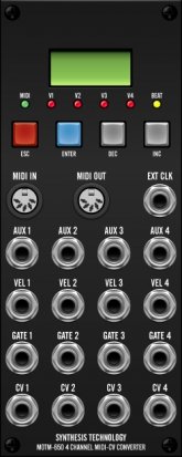 MOTM Module MOTM 650 MIDI-CV from Synthesis Technology