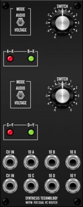 MOTM Module MOTM 700 Dual Router from Synthesis Technology