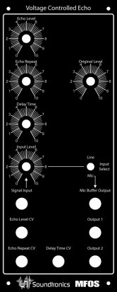 MOTM Module Voltage Controlled ECHOFXXX from MFOS