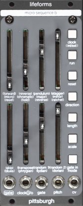 Eurorack Module Lifeforms Micro Sequence b from Pittsburgh Modular