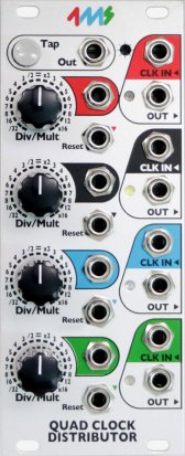 Eurorack Module QCD: Quad Clock Distributor from 4ms Company