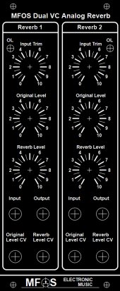 MOTM Module Dual VC Spring Reverb from MFOS