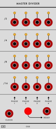 Serge Module CGS Master Divider V1 from Loudest Warning