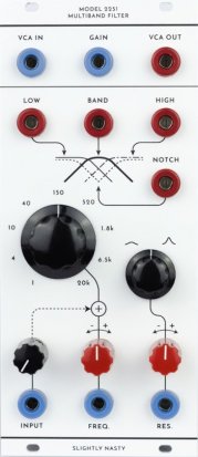 Serge Module Model 2251 Multiband Filter from Slightly Nasty