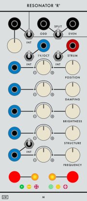 Serge Module Resonator R from Loudest Warning