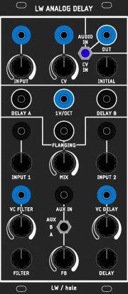 Serge Module LW Analog Delay from hale