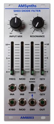 Eurorack Module AM8003 Diode VCF from AMSynths