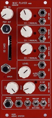 Eurorack Module ADDAC101 .WAV Player from ADDAC System