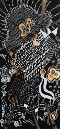 Eurorack Module Blank Panel Isn'tses Artwork New design for 2025 Black & Gold  from Other/unknown