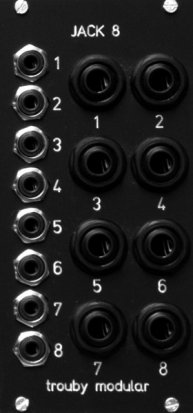 Eurorack Module [DUPLICATE] JACK8 from trouby modular