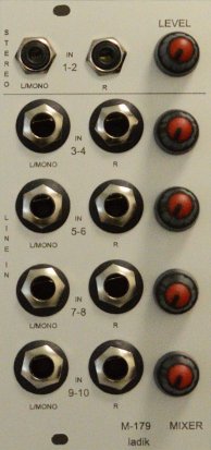 Eurorack Module M-179 Mixer Input Expander from Ladik