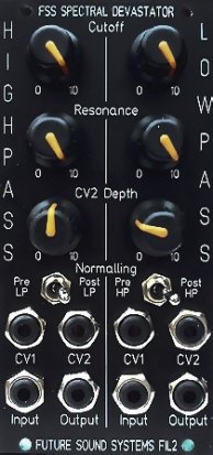 Eurorack Module FIL2 Spectral Devastator from Future Sound Systems