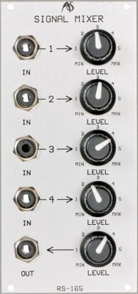 Eurorack Module RS-165 Audio Mixer from Analogue Systems