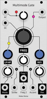 Eurorack Module Make Noise MMG Multimode Gate (Grayscale panel) from Grayscale