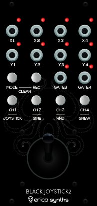 Eurorack Module Black Joystick2 from Erica Synths