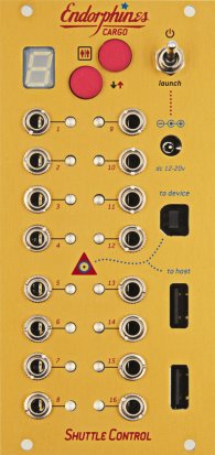 Eurorack Module Shuttle Control (golden) from Endorphin.es