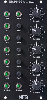 Eurorack Module Drum-99 Mixer from MFB