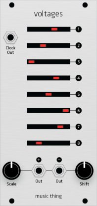 Eurorack Module Turing Machine Voltages Expander (Grayscale panel) from Grayscale