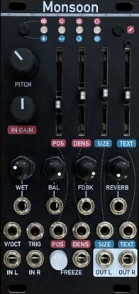 Eurorack Module Monsoon (black) from Warped Circuits