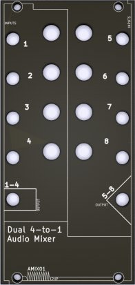 Eurorack Module Audio Mixer from Other/unknown