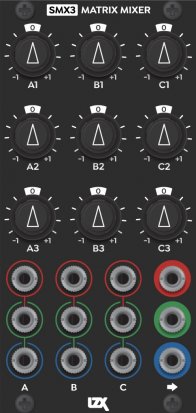 Eurorack Module SMX3 Matrix Mixer from LZX Industries