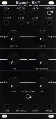 Eurorack Module EXP Tri Core Oscillator from Ebashi Audio